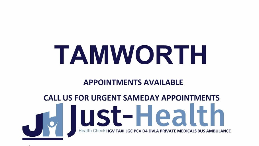 Just Health Tamworth Driver Medical Clinic B77 5DG image 1