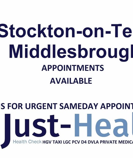 Just Health Stockton-On-Tees Driver Medicals TS18 2RS image 2