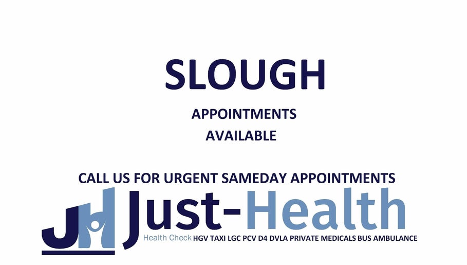 Just Health Slough London Driver Medicals Clinic SL2 5TS изображение 1