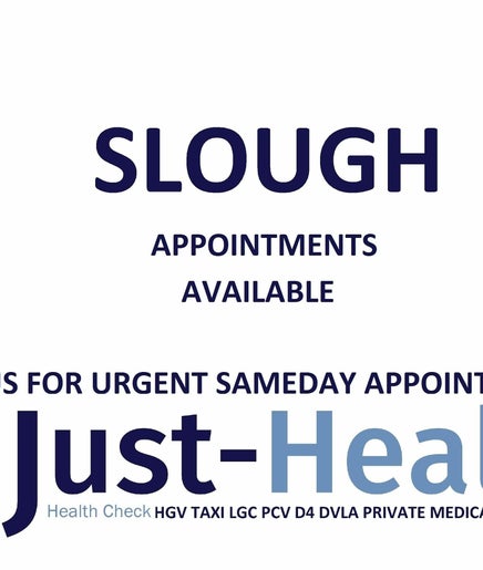 Just Health Slough London Driver Medicals Clinic SL2 5TS imaginea 2