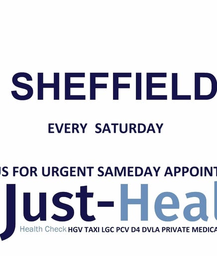 Just Health Sheffield Driver Medical Clinic S9 1UQ imaginea 2