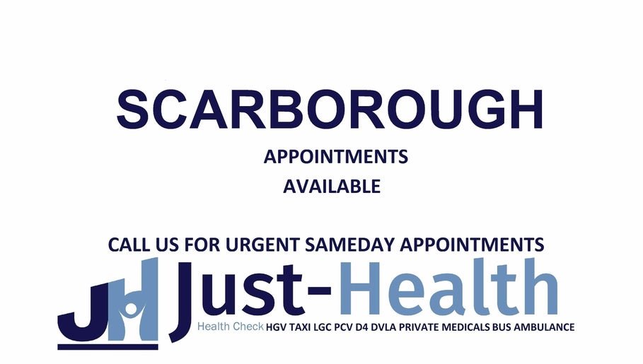 Just Health Scarborough Driver Medical Clinic YO12 7NQ 1paveikslėlis