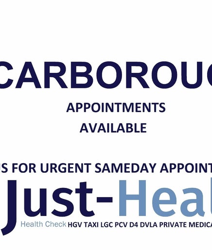 Just Health Scarborough Driver Medical Clinic YO12 7NQ afbeelding 2