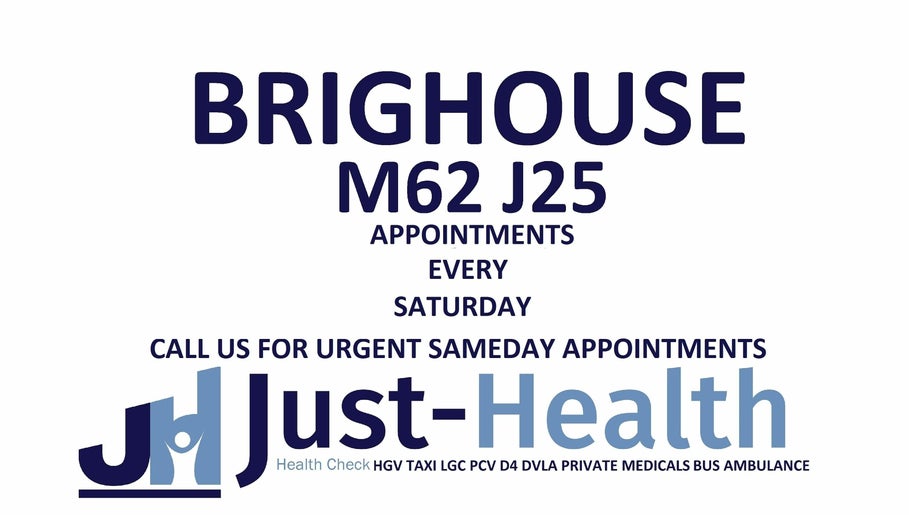 Just Health Brighouse Halifax Driver Medical Clinic HD6 1XF изображение 1