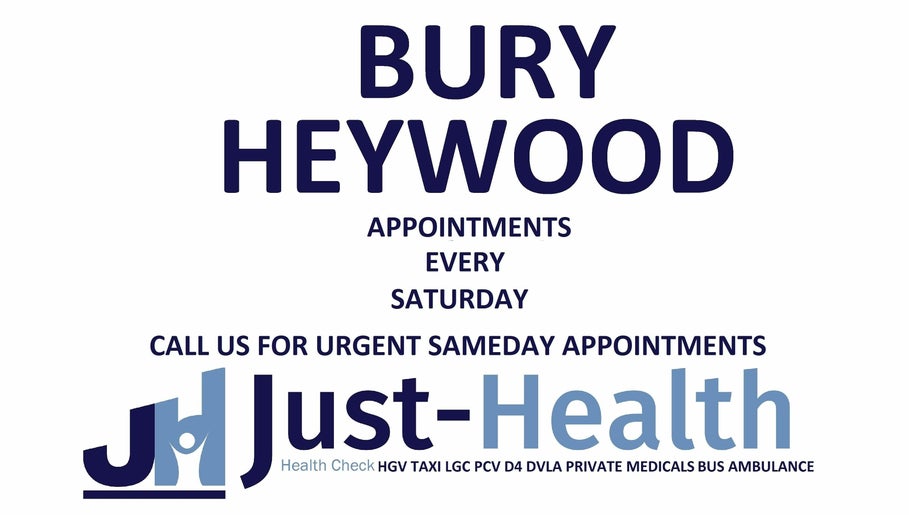 Just Health Bury Pilsworth Driver Medical Clinic BL9 8RE зображення 1