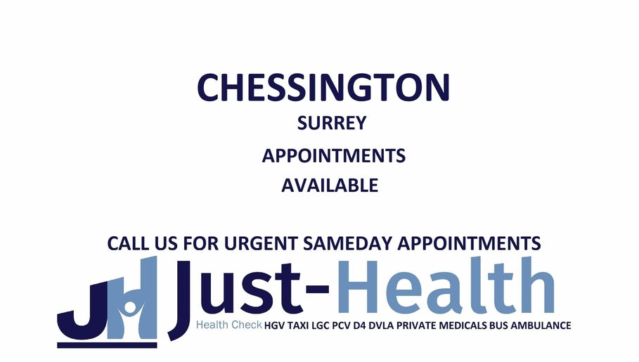Just Health London Chessington Driver Medical Clinic KT9 2PJ изображение 1