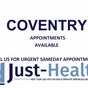 Just Health Coventry Driver Medical Clinic CV4 8DA - Coventry sports injury and Osteopathic clinic 312A, Charter Avenue, Coventry, England