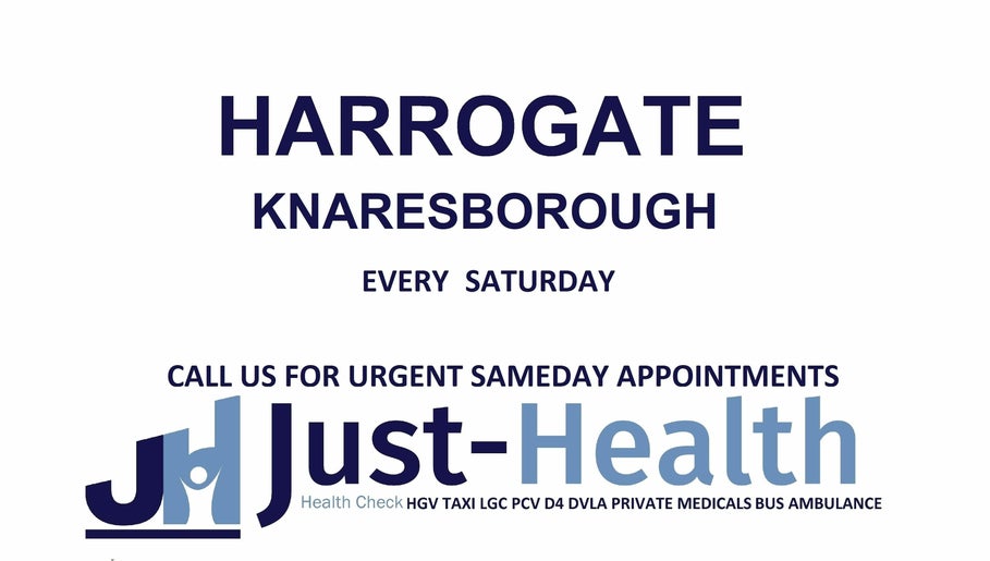 Just Health Harrogate Knaresborough Driver Medicals HG5 0SU 1paveikslėlis