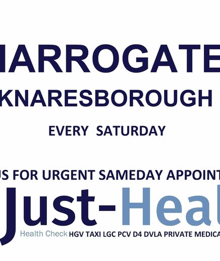 Just Health Harrogate Knaresborough Driver Medicals HG5 0SU imagem 2