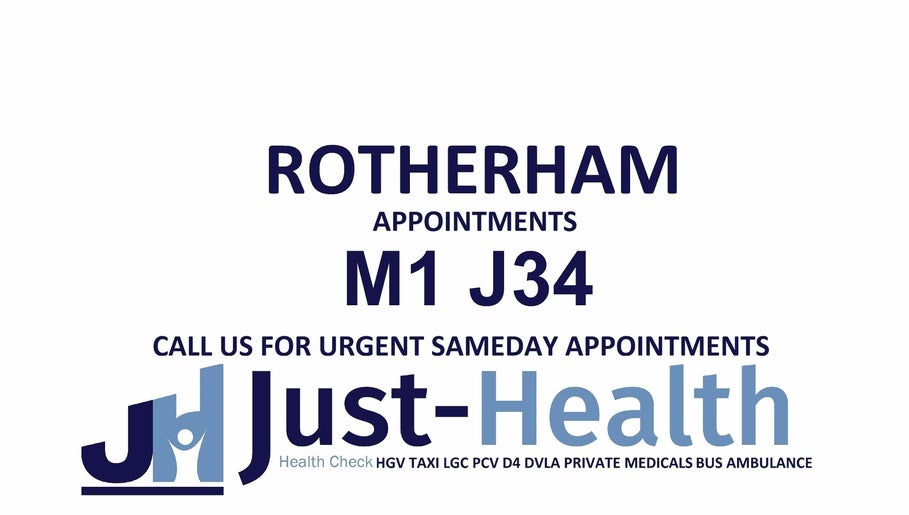 Just Health Rotherham Driver Medical Clinic S9 1UQ image 1