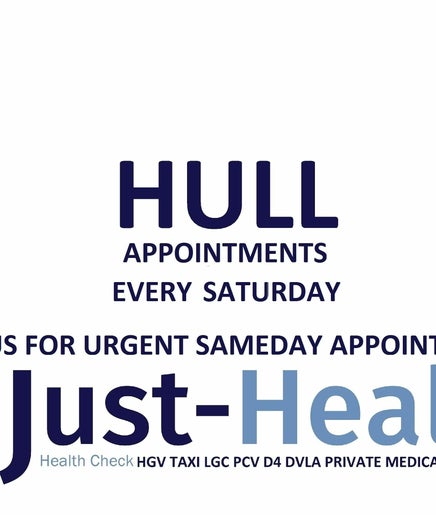 Just Health Hull North Ferriby Driver Medicals HU14 3HE image 2