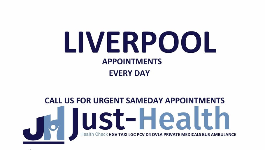 Just Health Liverpool Driver Medical Clinic L36 6BP image 1