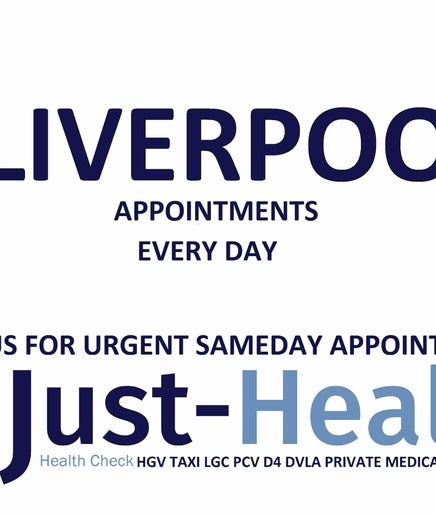 Just Health Liverpool Driver Medical Clinic L36 6BP 2paveikslėlis