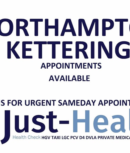 Just Health Northampton Kettering Driver Medicals NN2 7AZ 2paveikslėlis