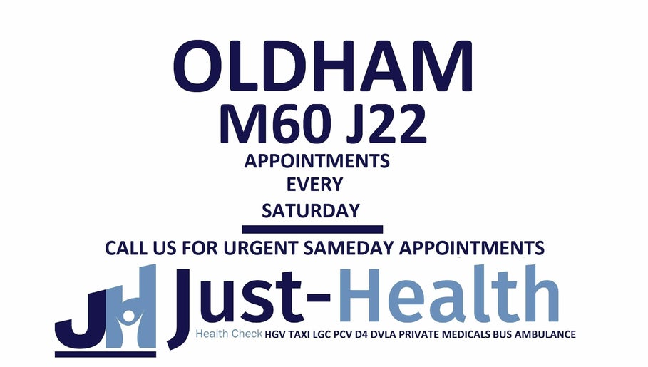 Just Health Oldham Driver Medical Clinic OL9 7LP 1paveikslėlis