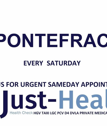 Just Health Pontefract Knottingley Driver Medicals WF11 0BU image 2