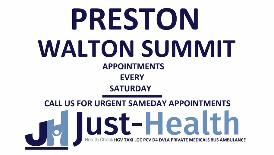 Just Health Preston Walton Summit Driver Medical PR5 8AN image 1