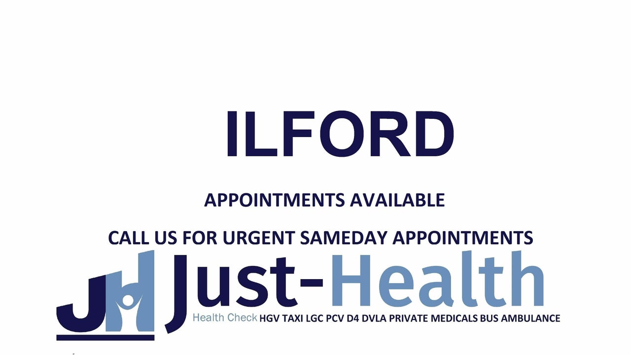 Just Health London Ilford Driver Medical Clinic IG1 1QB - Quantum ...