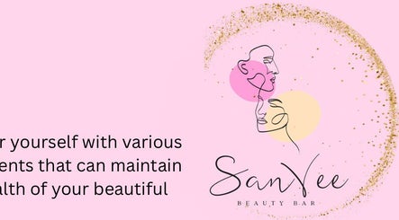 San Vee Beauty Bar logo with artistic design in Cape Town, Western Cape, ZA.