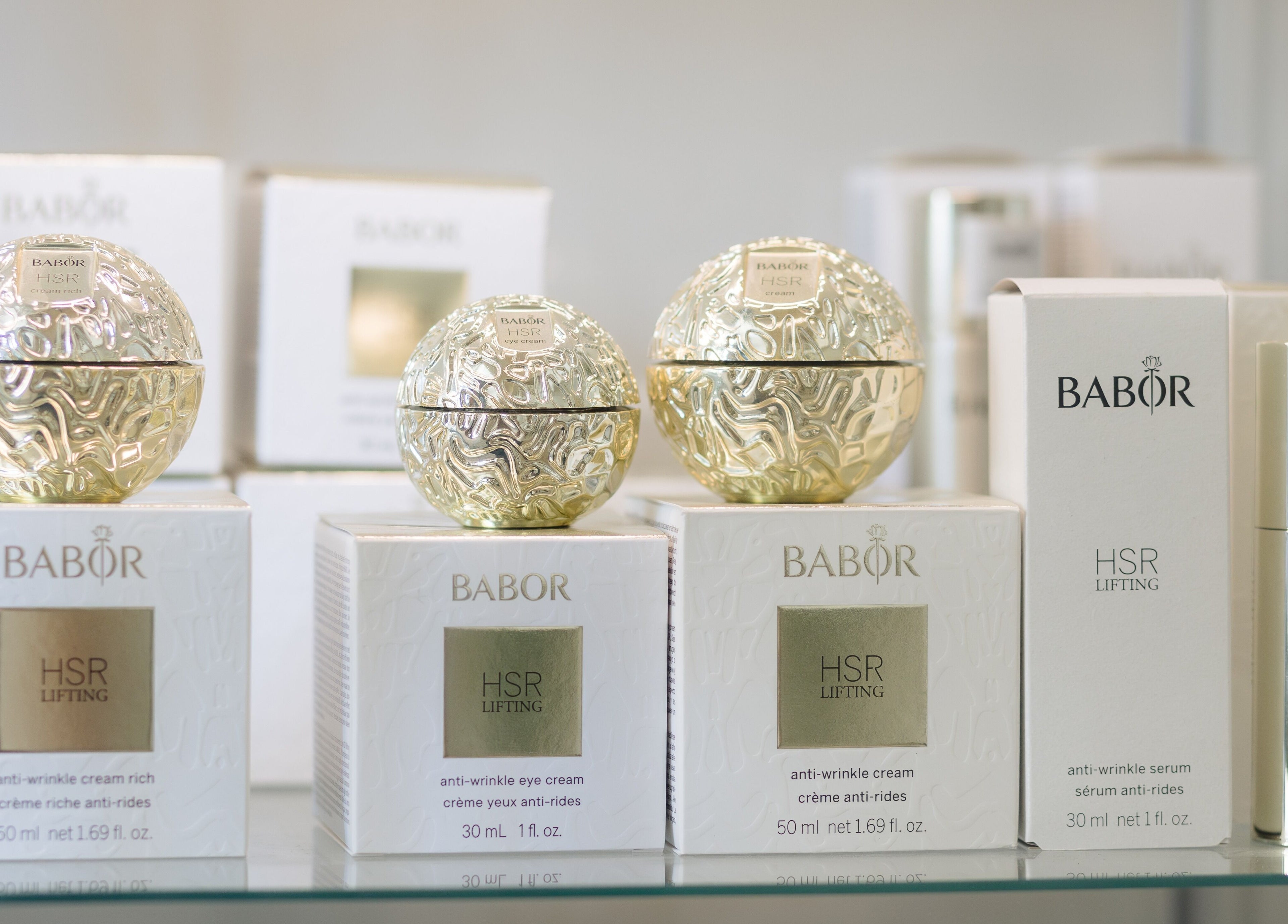 Luxury Babor skincare products at Alchemy Spa, Valletta, MT showcasing elegance and fine anti-aging solutions.