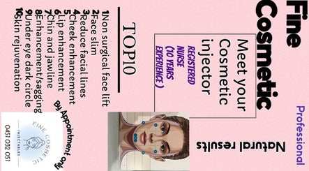 Top 10 cosmetic treatments at Fine Cosmetic Clinic, Auburn, New South Wales, AU, featuring professional injectables.