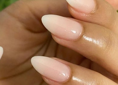 Elegant pink manicure at Sisters Beauty Home Service, Riyadh, Riyadh Province, SA.