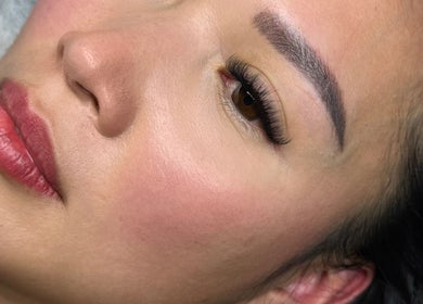 Close-up of beauty treatment at BBS Beauty Gramm, Royal Leamington Spa, England, GB.