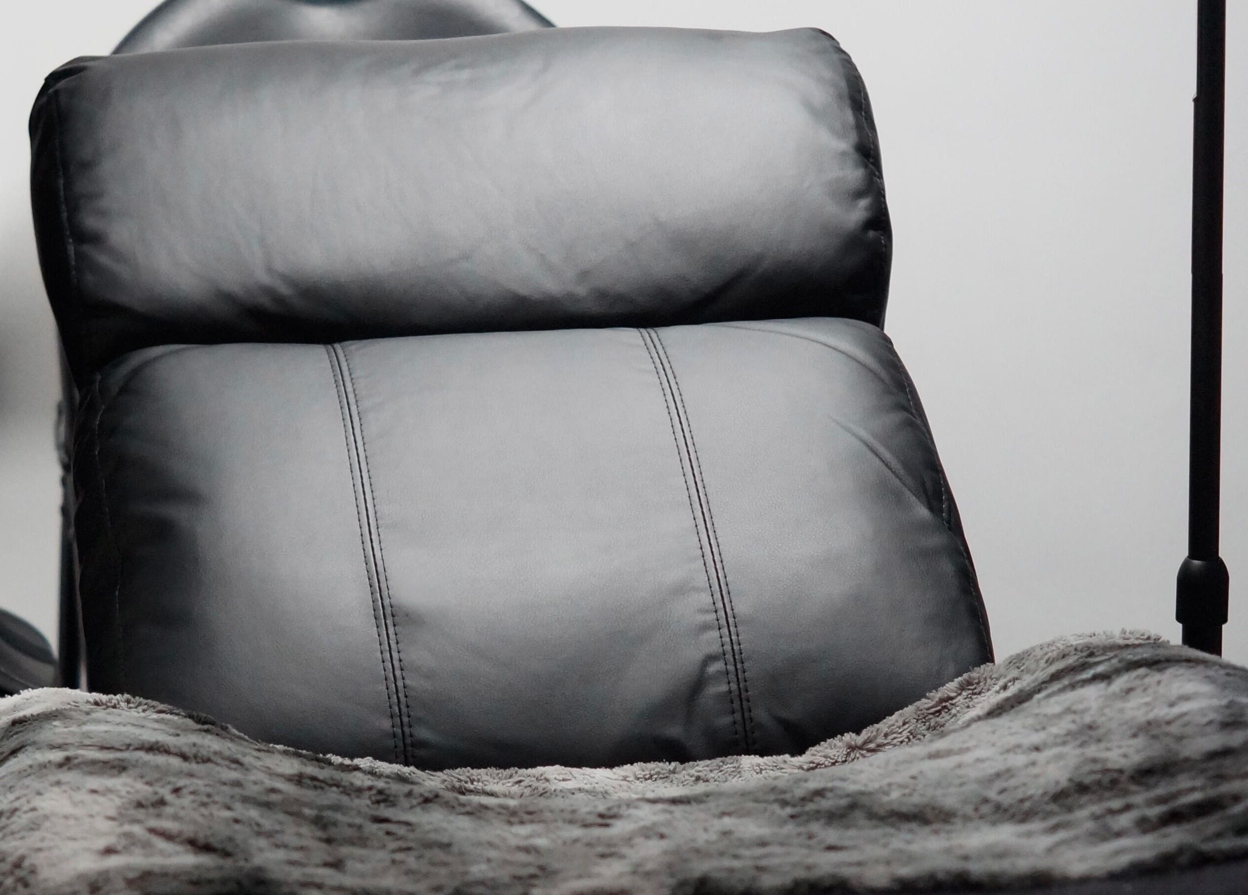 Comfortable leather treatment chair at BBS Beauty Gramm, Royal Leamington Spa, England, GB, enhancing wellness experience.