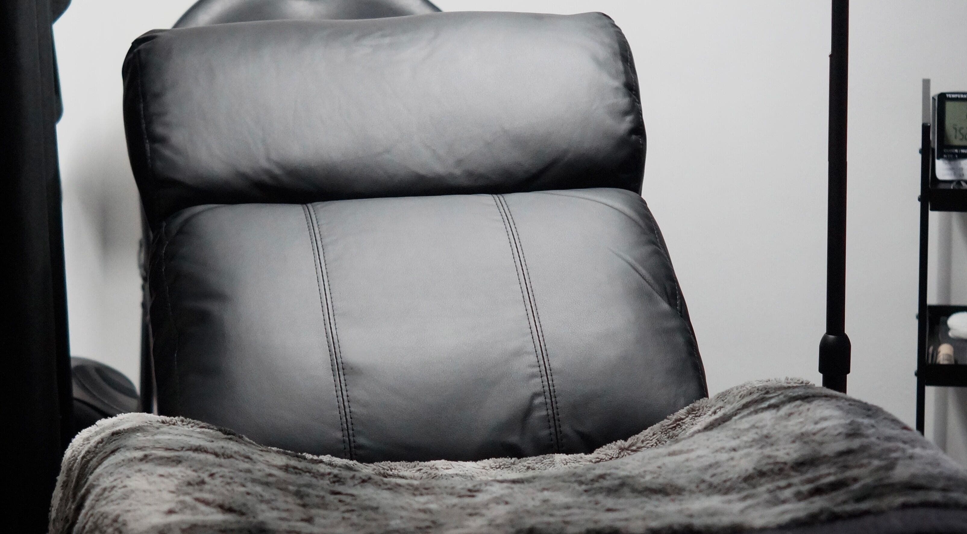 Comfortable leather treatment chair at BBS Beauty Gramm, Royal Leamington Spa, England, GB, enhancing wellness experience.