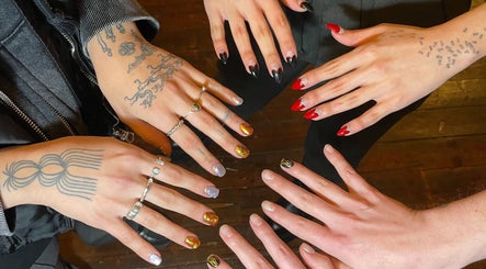 Stylish nail designs at Lizeth Nailed It, Berlin, Berlin, DE showcasing diverse manicure art.