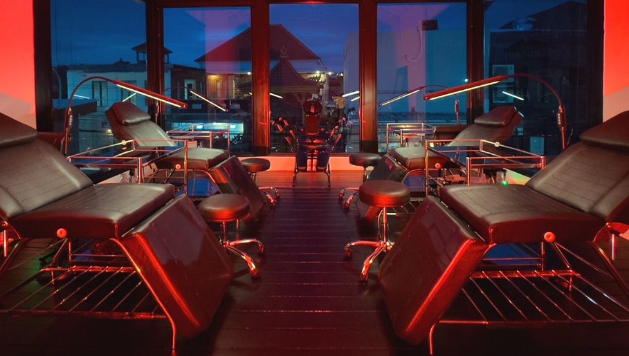 Luxurious reclining chairs at RedDoors spa, in Bali, Bali, ID, offer ultimate comfort.