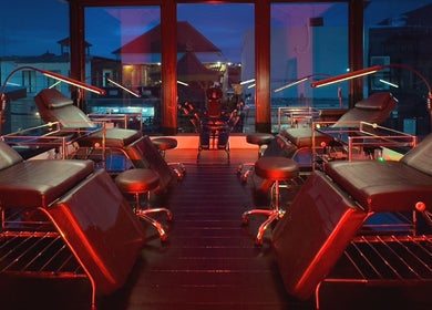 Luxurious reclining chairs at RedDoors spa, in Bali, Bali, ID, offer ultimate comfort.