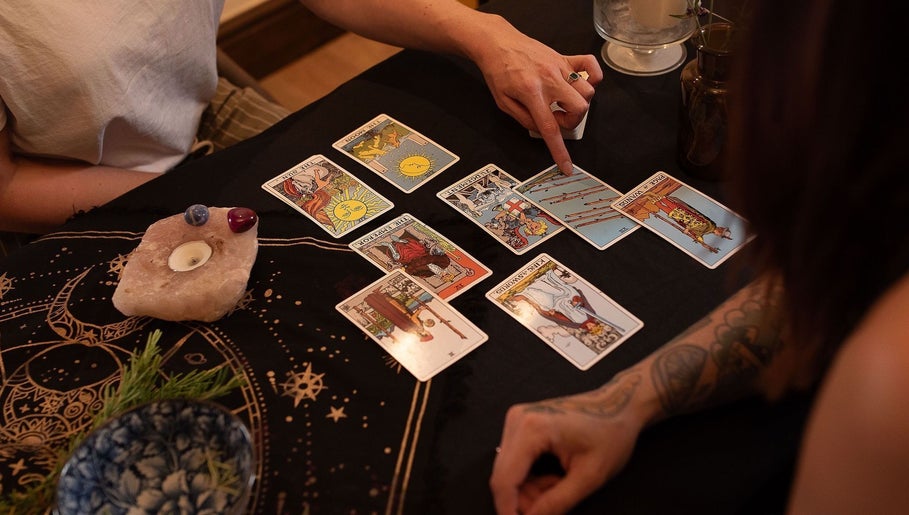 Tarot reading session at Black Market - Leicester, Leicester, England, GB, enhancing wellness and introspection.