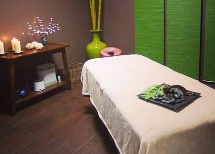 Ágnes Masszázs relaxációs szobája Budapesten, Magyarországon, kényelmes masszázsággyal.