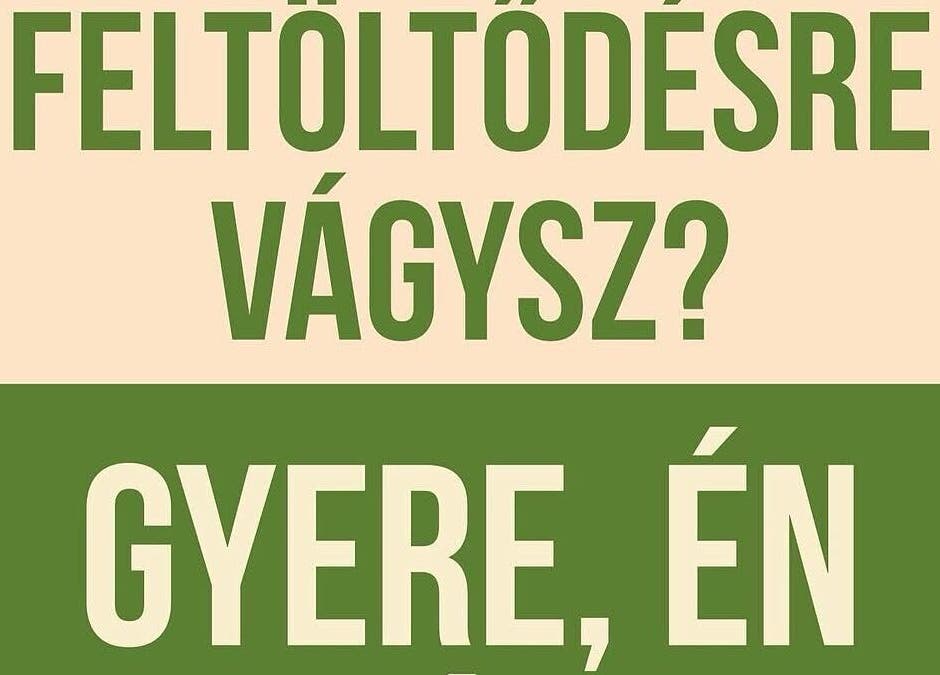 Inspiráló felirat Ágnes Masszázsnál, Budapest, Magyar, HU.