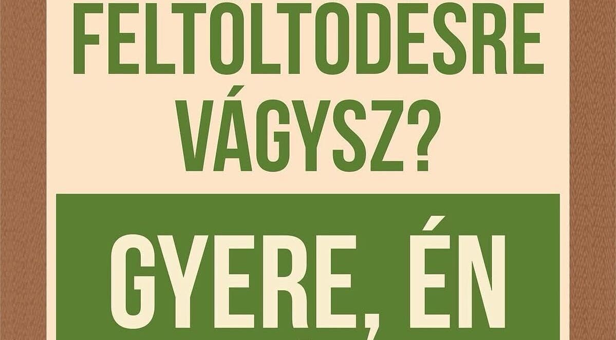 Inspiráló felirat Ágnes Masszázsnál, Budapest, Magyar, HU.