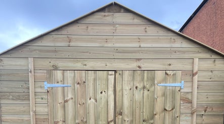 Wooden structure at Attiva Massage Therapy, Cardiff, Wales, GB, highlighting natural charm and tranquility.
