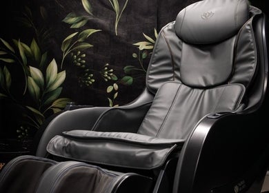 Luxurious massage chair at The Galpals Collective in Douglas, Douglas, IM for ultimate relaxation.