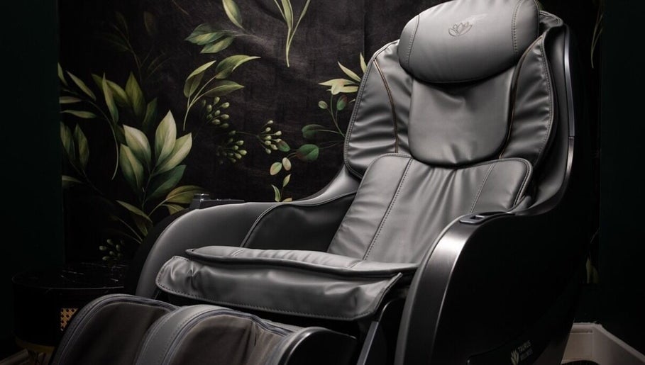 Luxury massage chair in The Galpals Collective - Douglas, IOM, offering relaxation in Douglas, Douglas, IM.