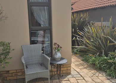 Charming outdoor seating at HARTBEESPOORT Forever Perfect Aesthetics & Permanent Make-up, Hartbeespoort, North West, ZA.