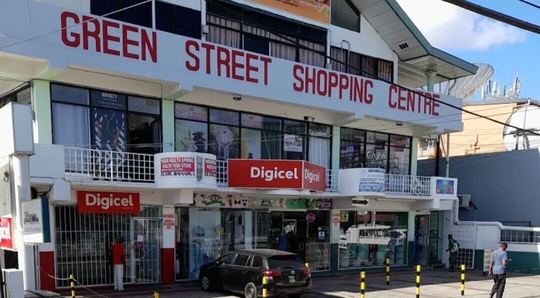 Exterior of Premium Esthetics Wax Lab in Green Street Shopping Centre, Arima, Arima Borough Corporation, TT.