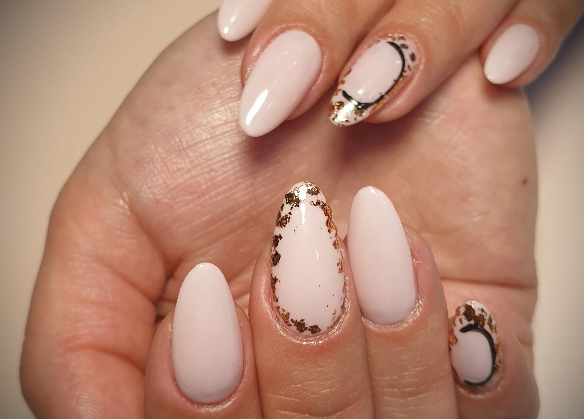 Elegant nail art at Chique Nail Studio, London, England, GB showcases chic designs and expert care.