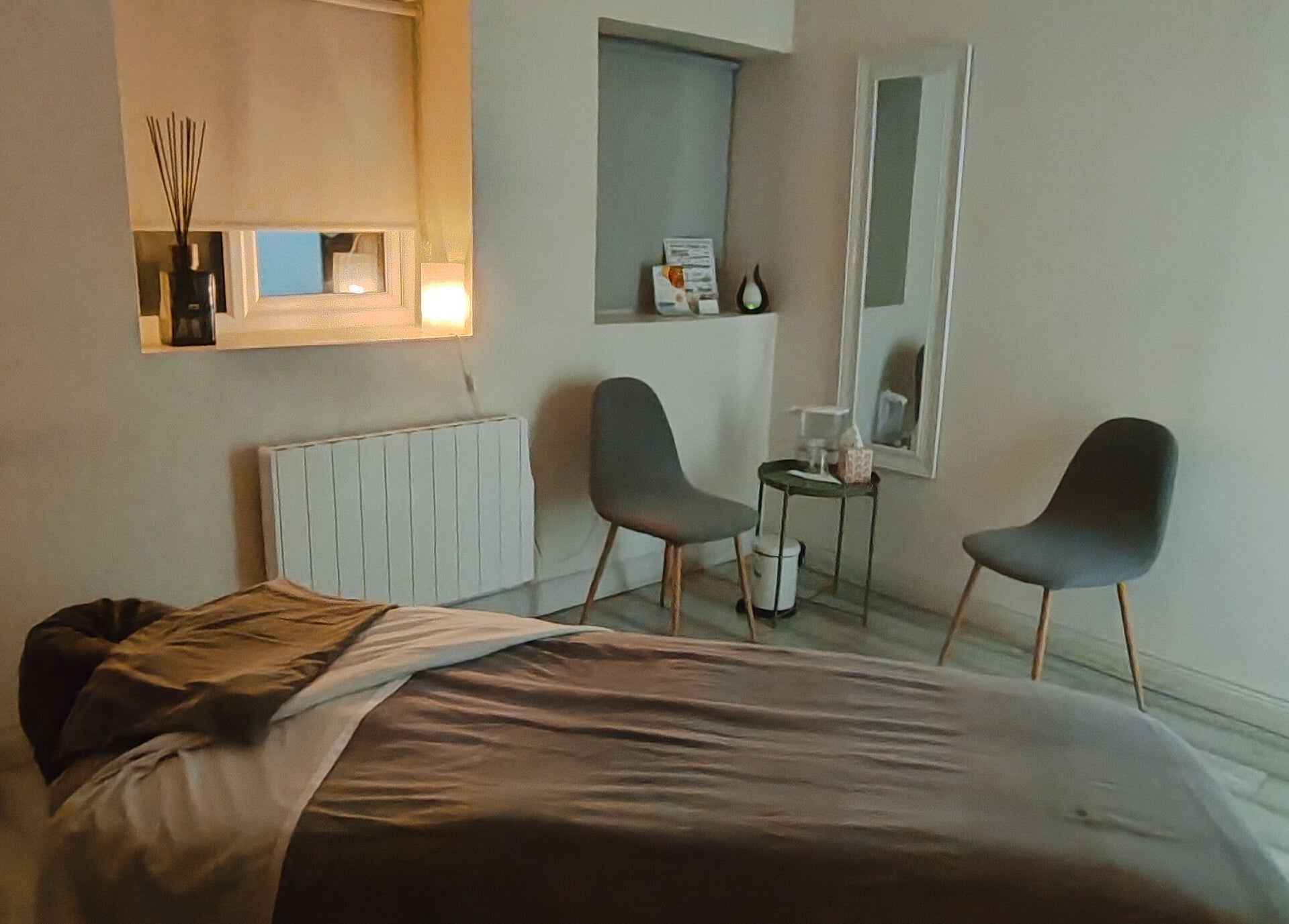 Relaxing therapy room at Claire Cunniffe Holistic and Massage Therapy, County Wicklow, County Wicklow, IE.