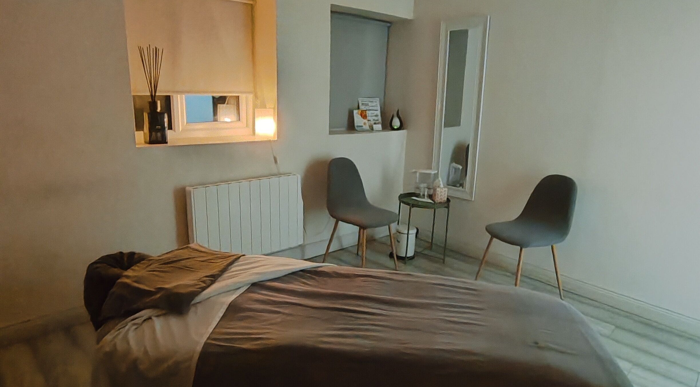Relaxing therapy room at Claire Cunniffe Holistic and Massage Therapy, County Wicklow, County Wicklow, IE.