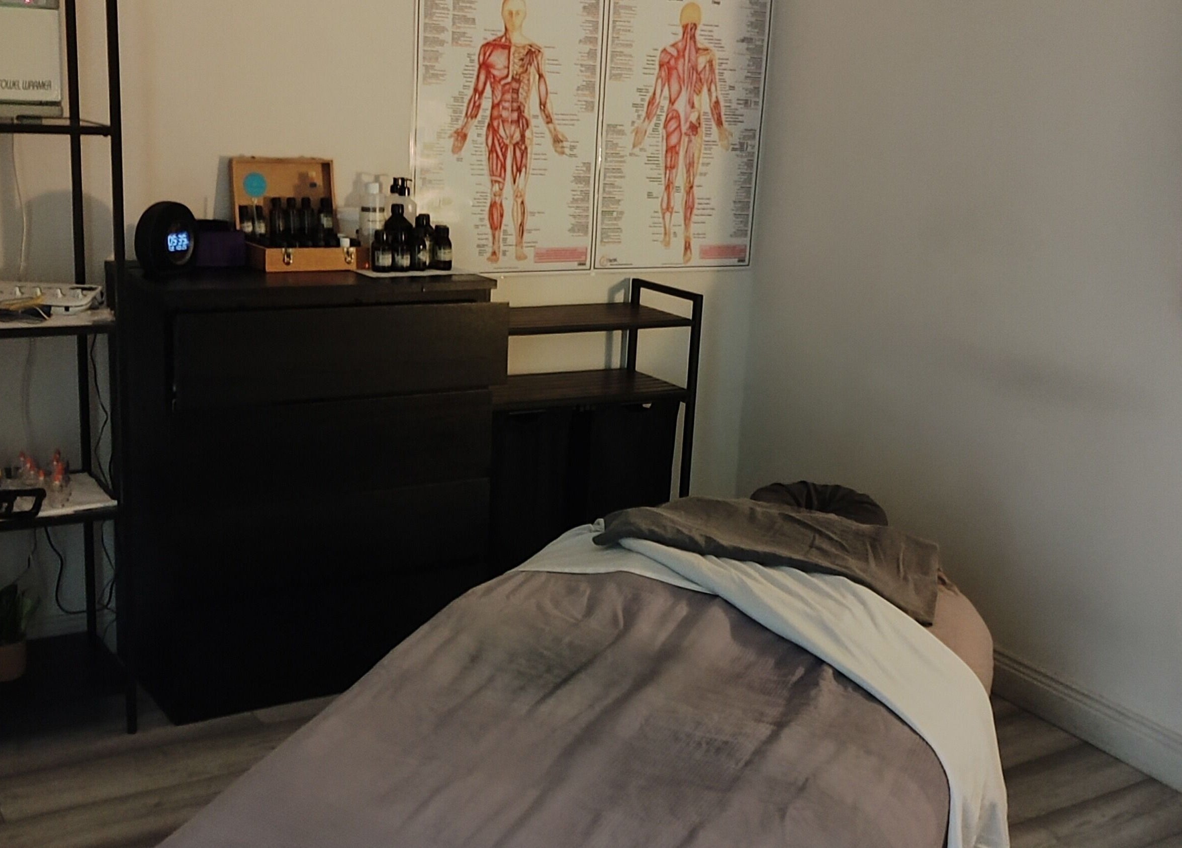 Tranquil therapy room at Claire Cunniffe Holistic and Massage Therapy, County Wicklow, County Wicklow, IE.