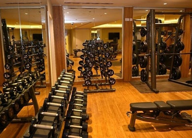 State-of-the-art gym at Ezees Beauty & Spa, Al Khobar, Eastern Province, SA showcases modern fitness facilities.