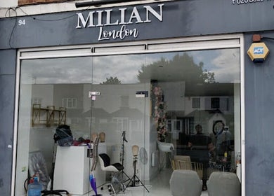 Front view of Emma Lifeenergy In Milian London Beauty Salon in Beckenham, England, GB with modern glass entry.