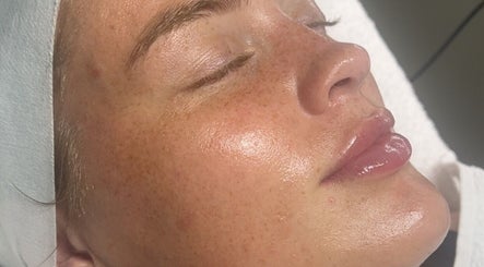 Close-up of a glowing skin facial treatment at ForEva Skin, Wishaw, Scotland, GB.
