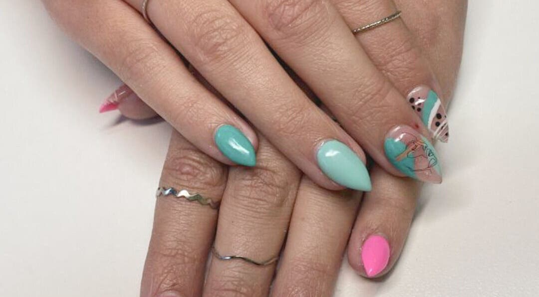 Elegant pastel nail art from Sunflower Beauty in Mashishing, Mpumalanga, ZA. Perfect for a stylish look.