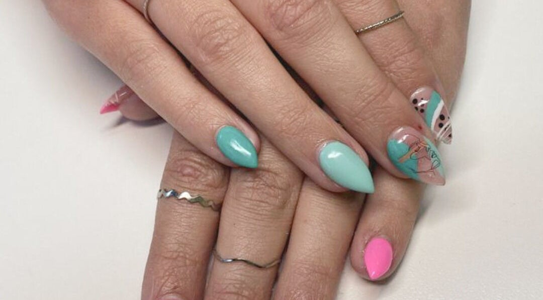 Elegant pastel nail art from Sunflower Beauty in Mashishing, Mpumalanga, ZA. Perfect for a stylish look.
